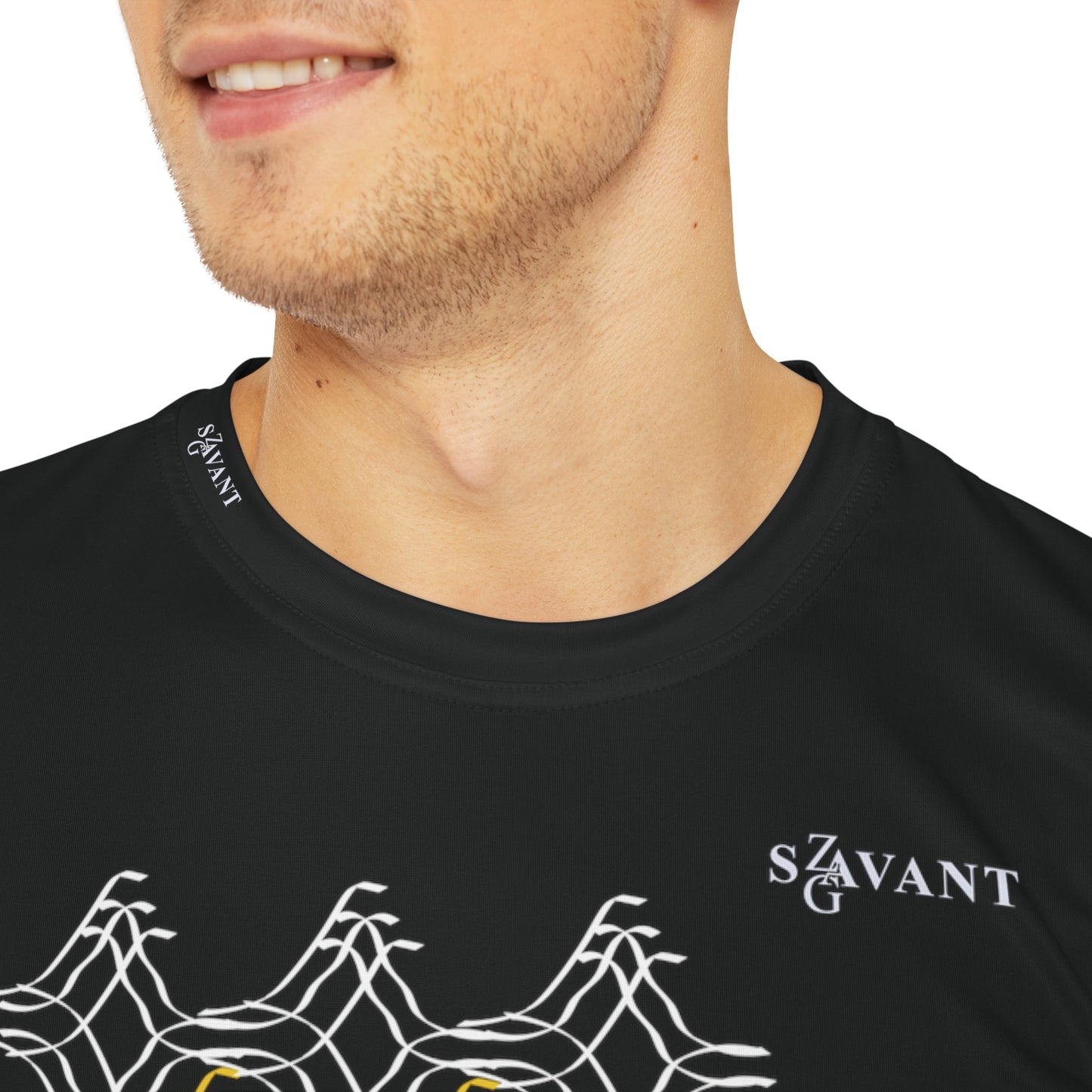 Men's Polyester Graphic T-shirt