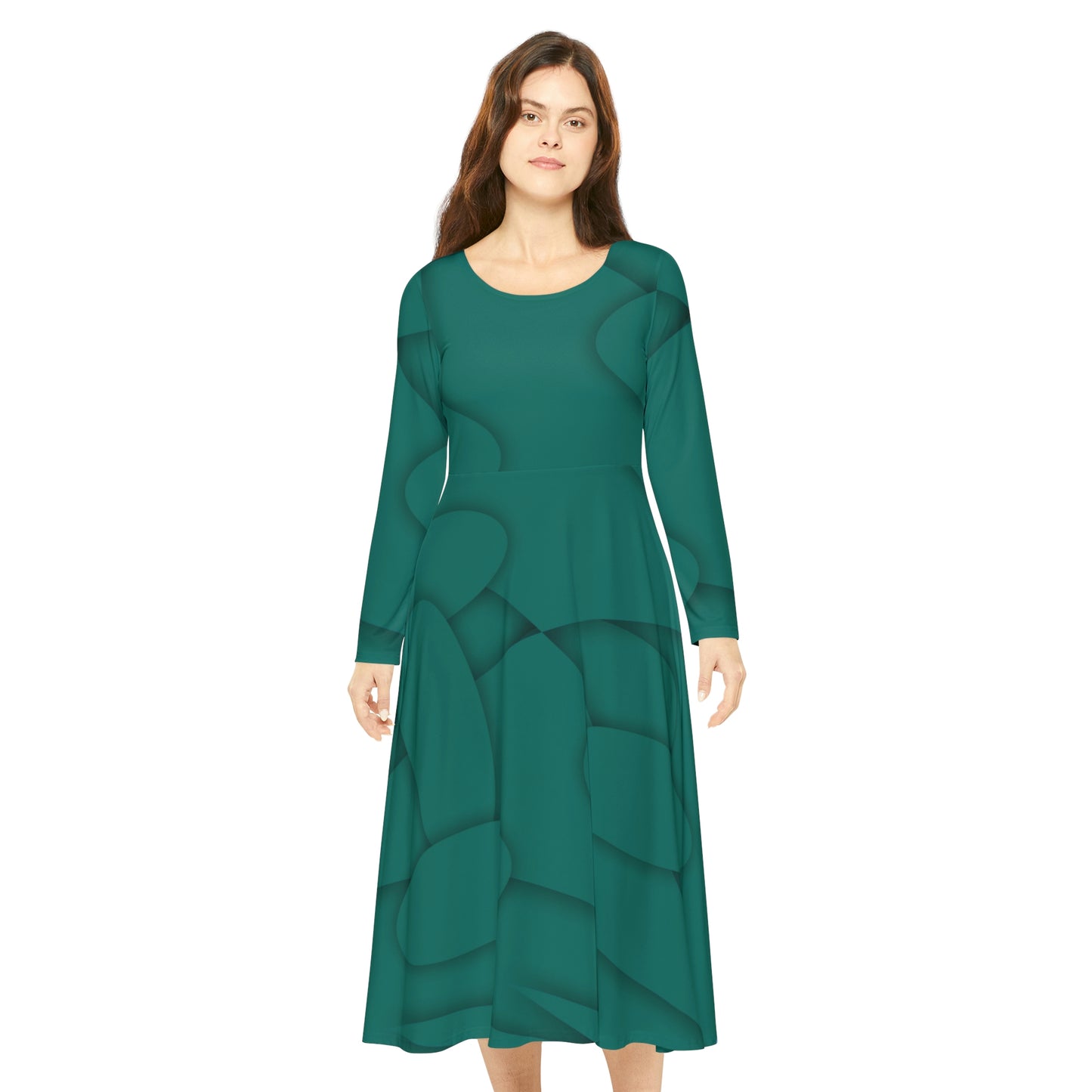 Long Sleeve Dance Dress | Skobeloff Green