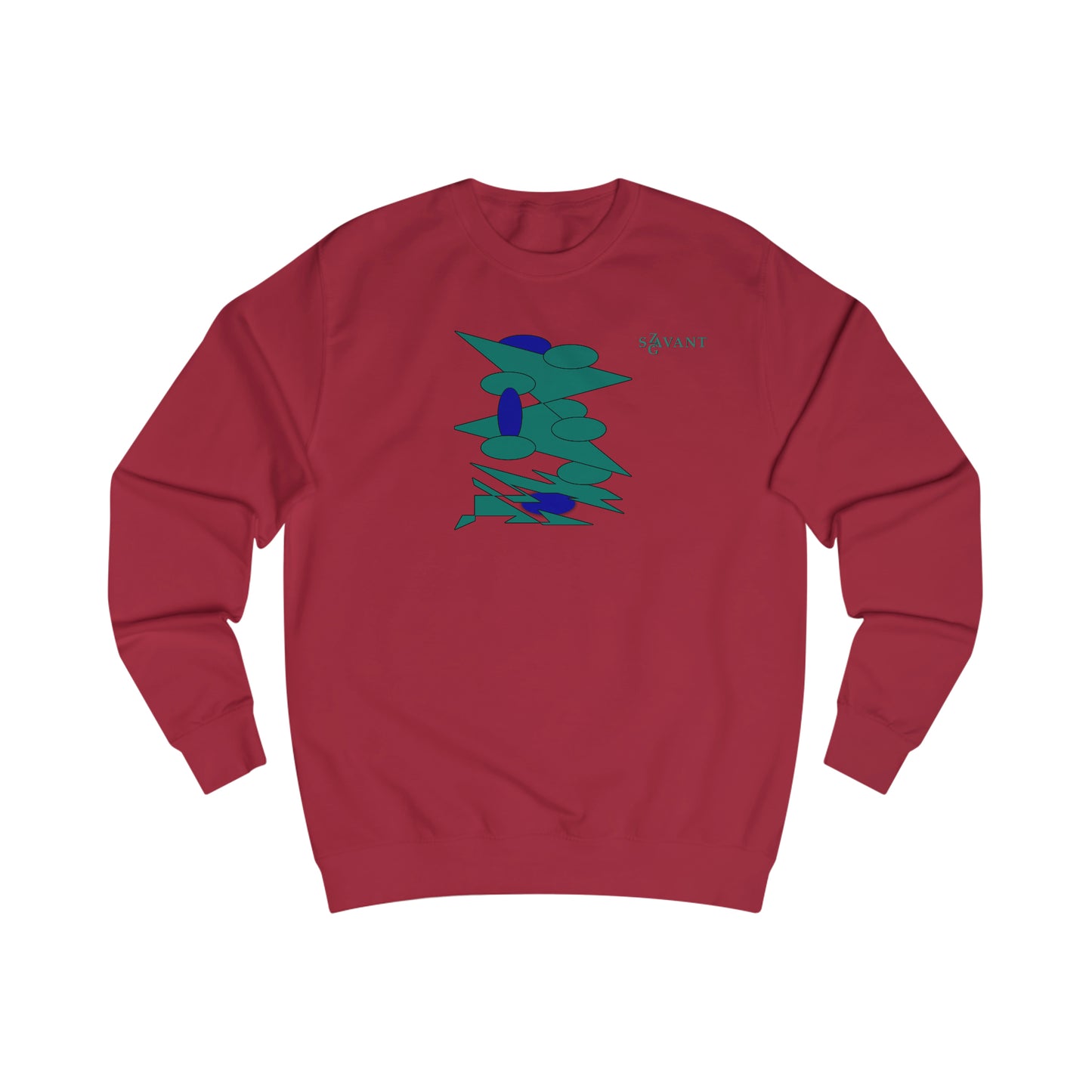 Men's abstract graphic sweatshirt | Zag Savant