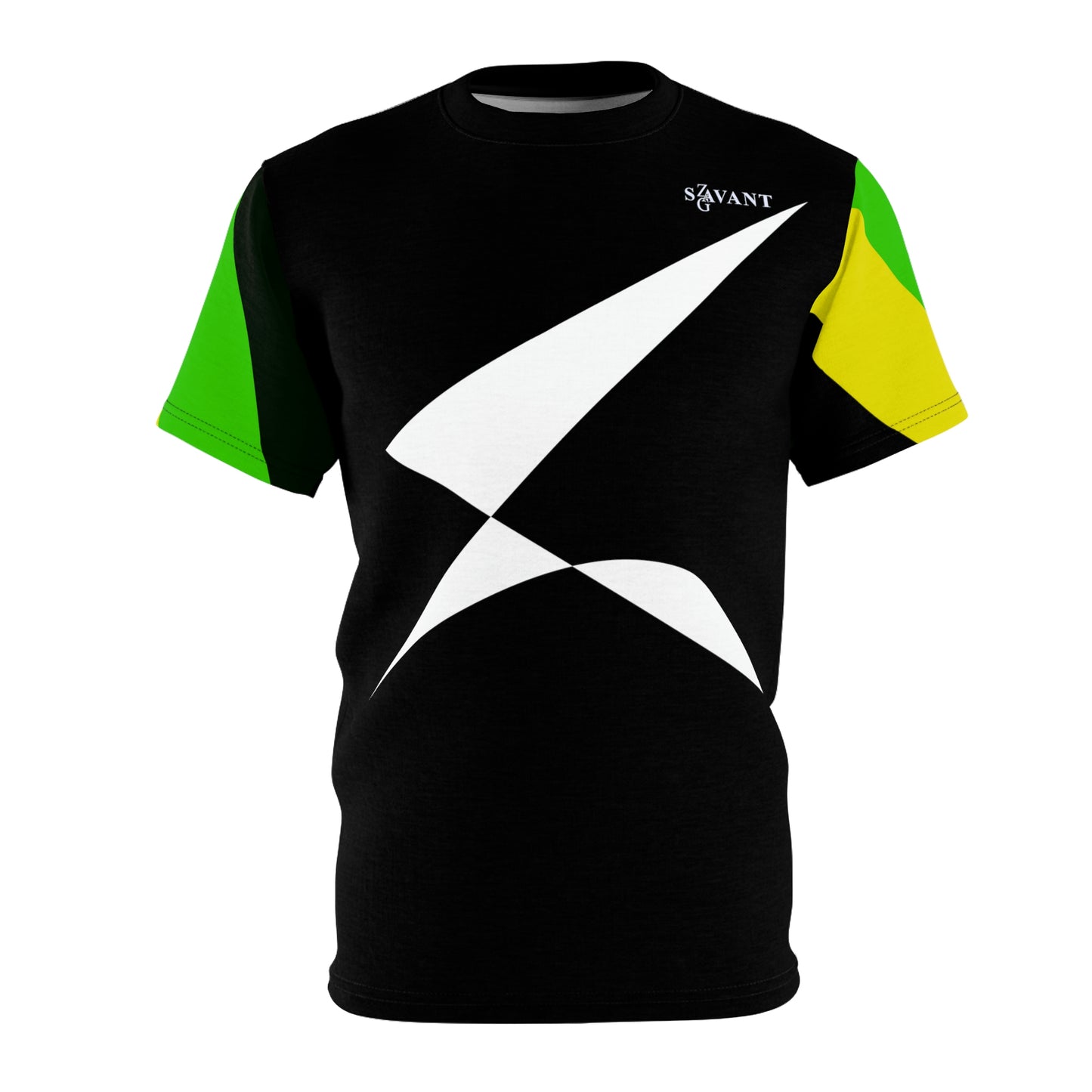 Men’s Cut & Sew T-shirt in Black