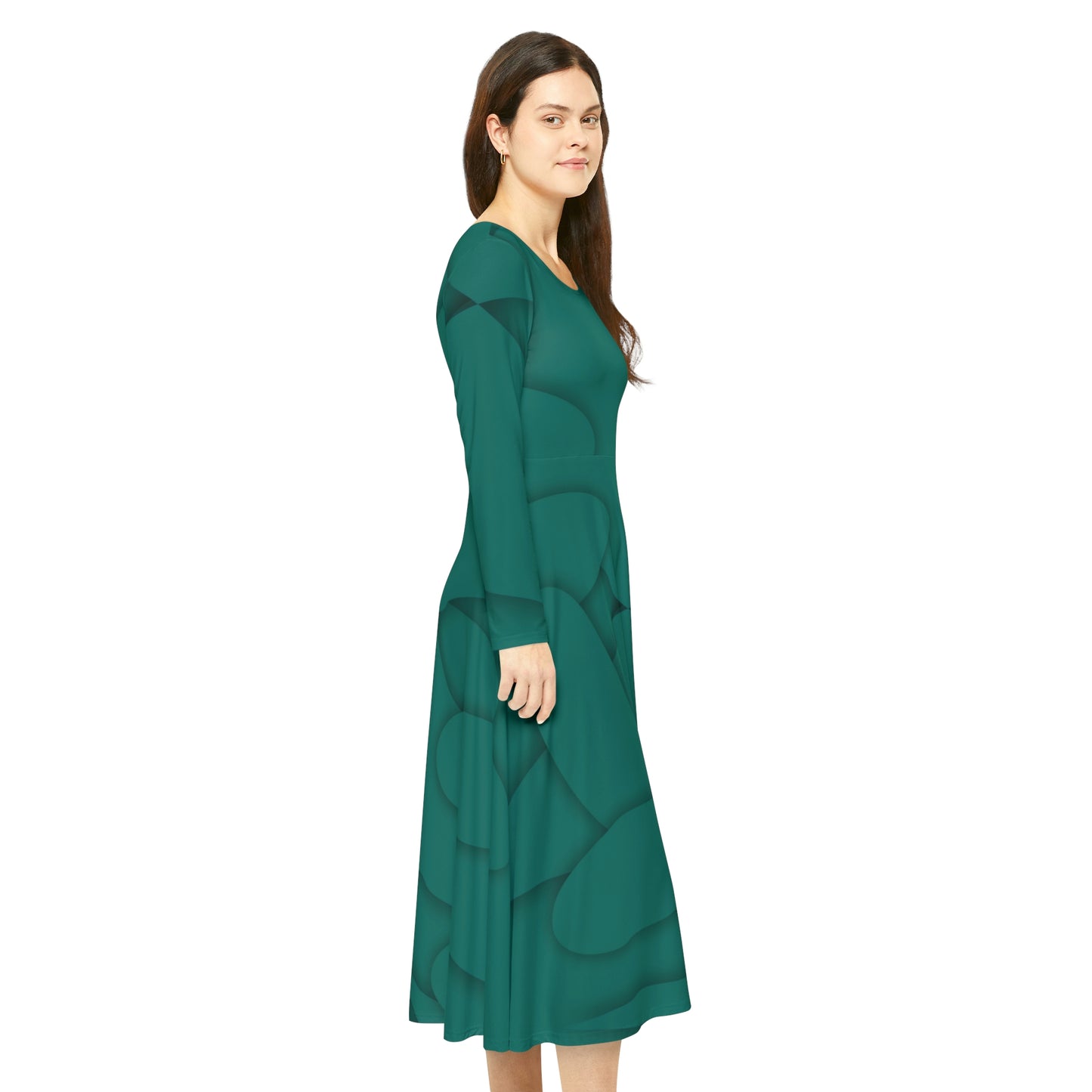 Long Sleeve Dance Dress | Skobeloff Green