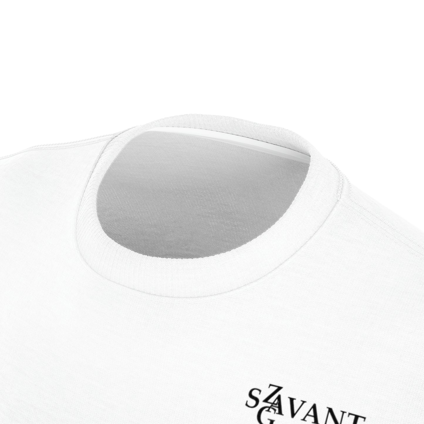 Men’s Cut & Sew T-shirt - White and Black