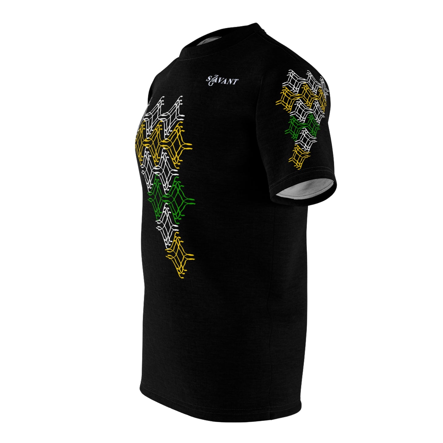 Men’s Cut & Sew Graphic T-shirt - Black with JA Colors