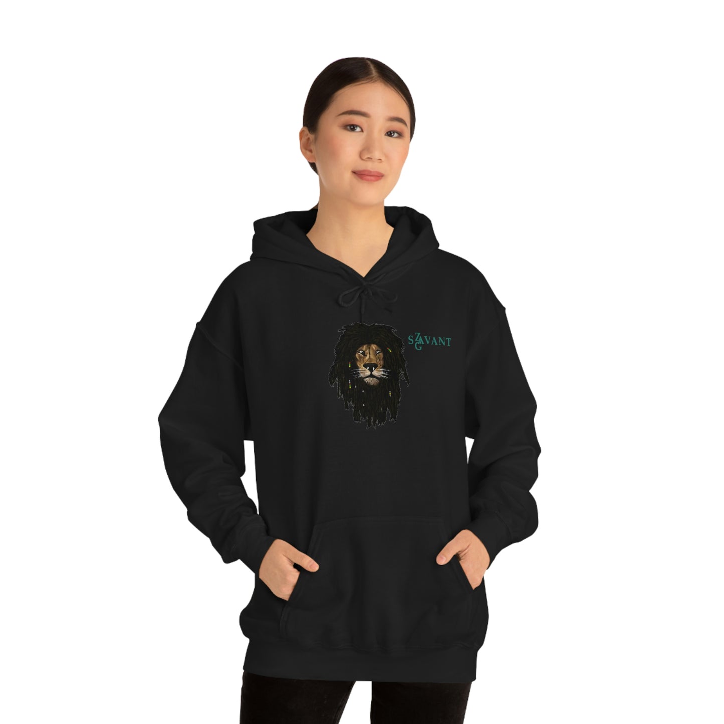 Lion Head Hooded Sweatshirt