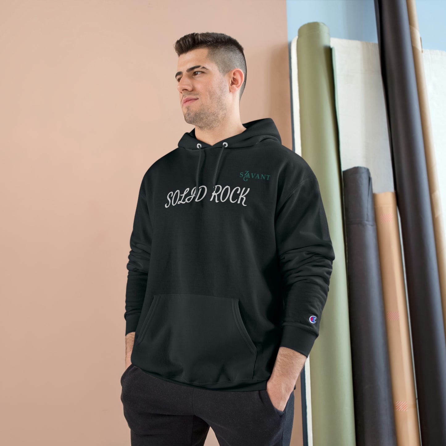 Champion Hoodie - Solid Rock