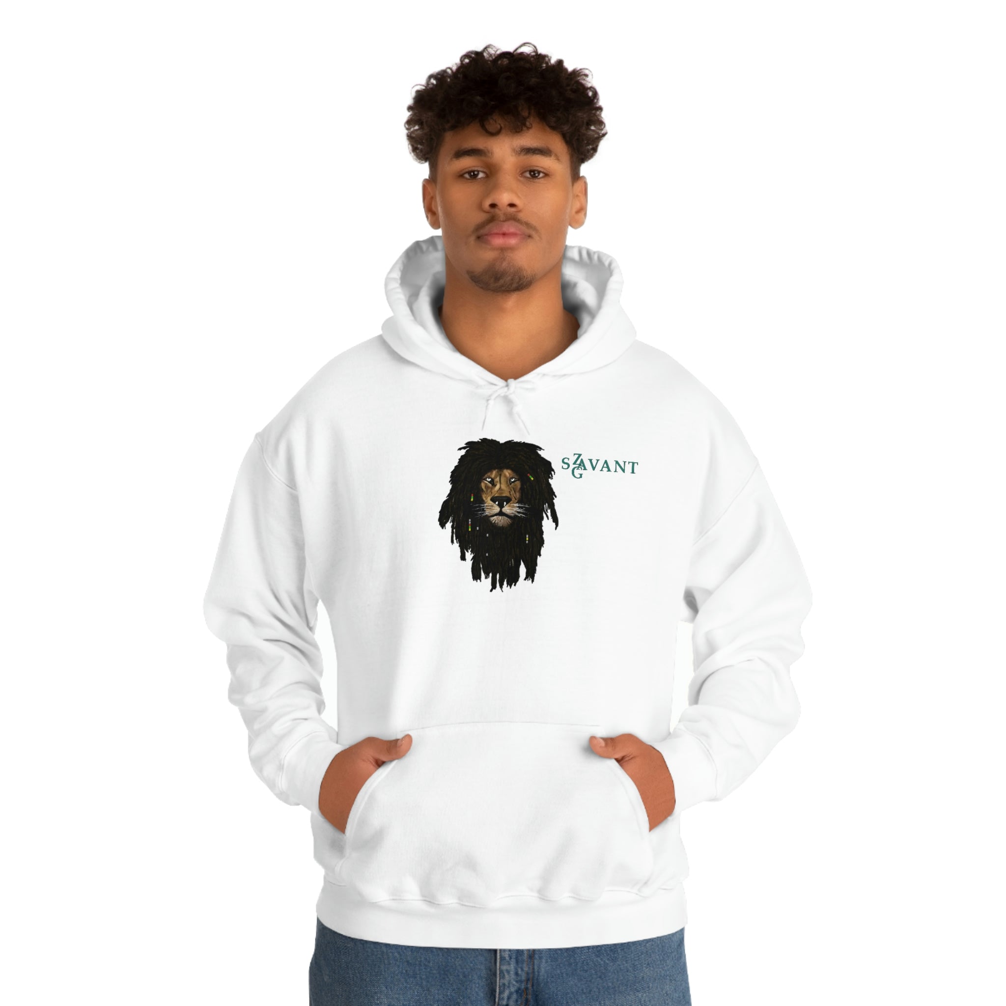 Lion discount head hoodie