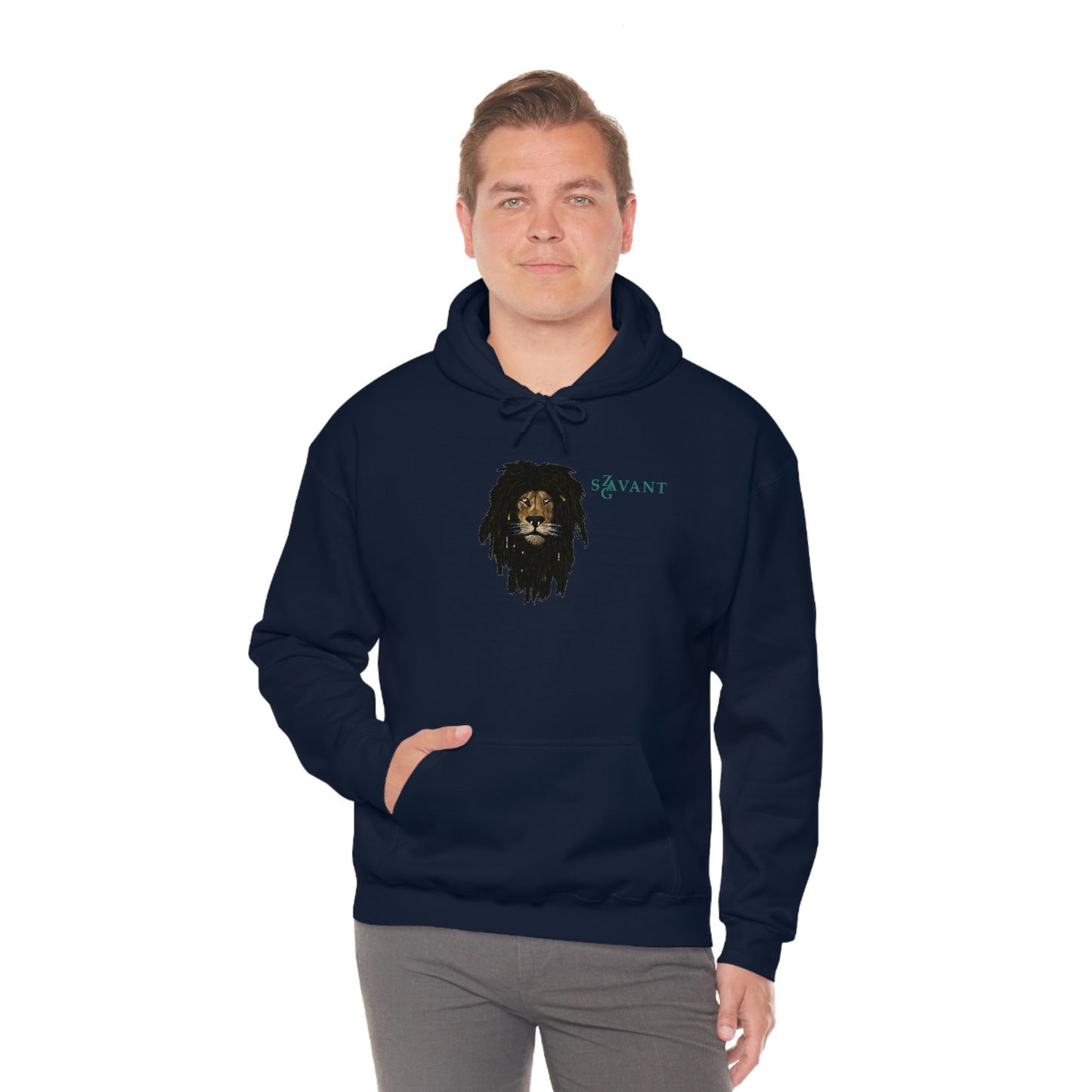 Lion Head Hooded Sweatshirt