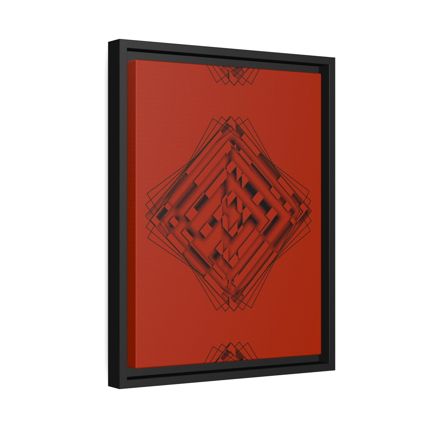 Abstract At | Matte Canvas | Black Frame