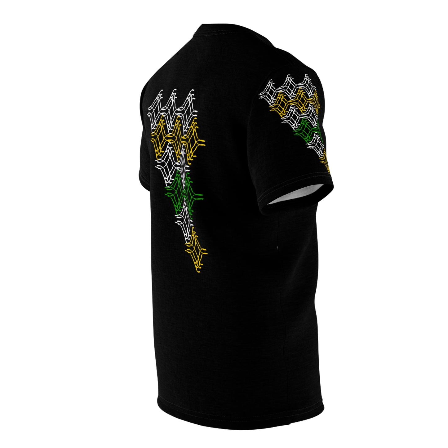 Men’s Cut & Sew Graphic T-shirt - Black with JA Colors