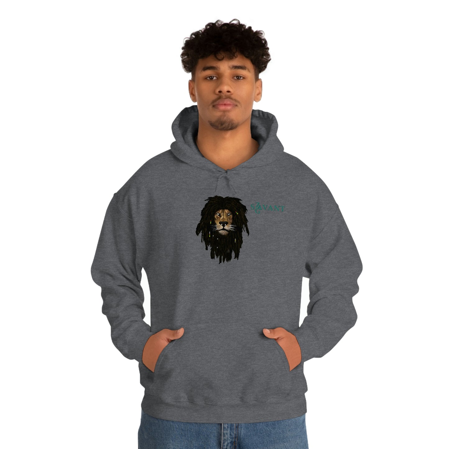 Lion Head Hooded Sweatshirt