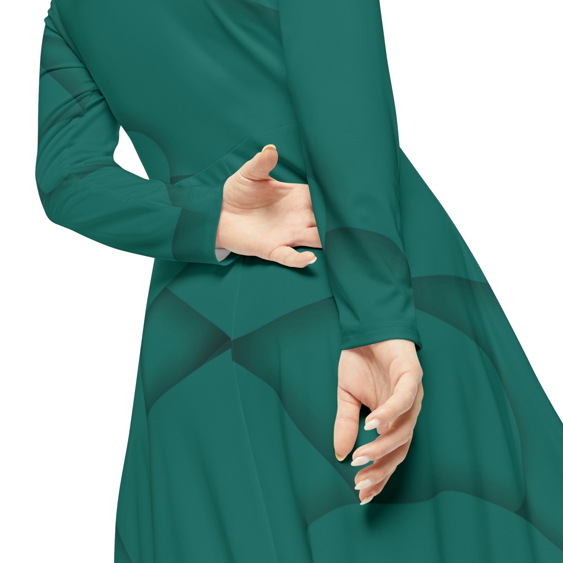 Long Sleeve Dance Dress | Skobeloff Green