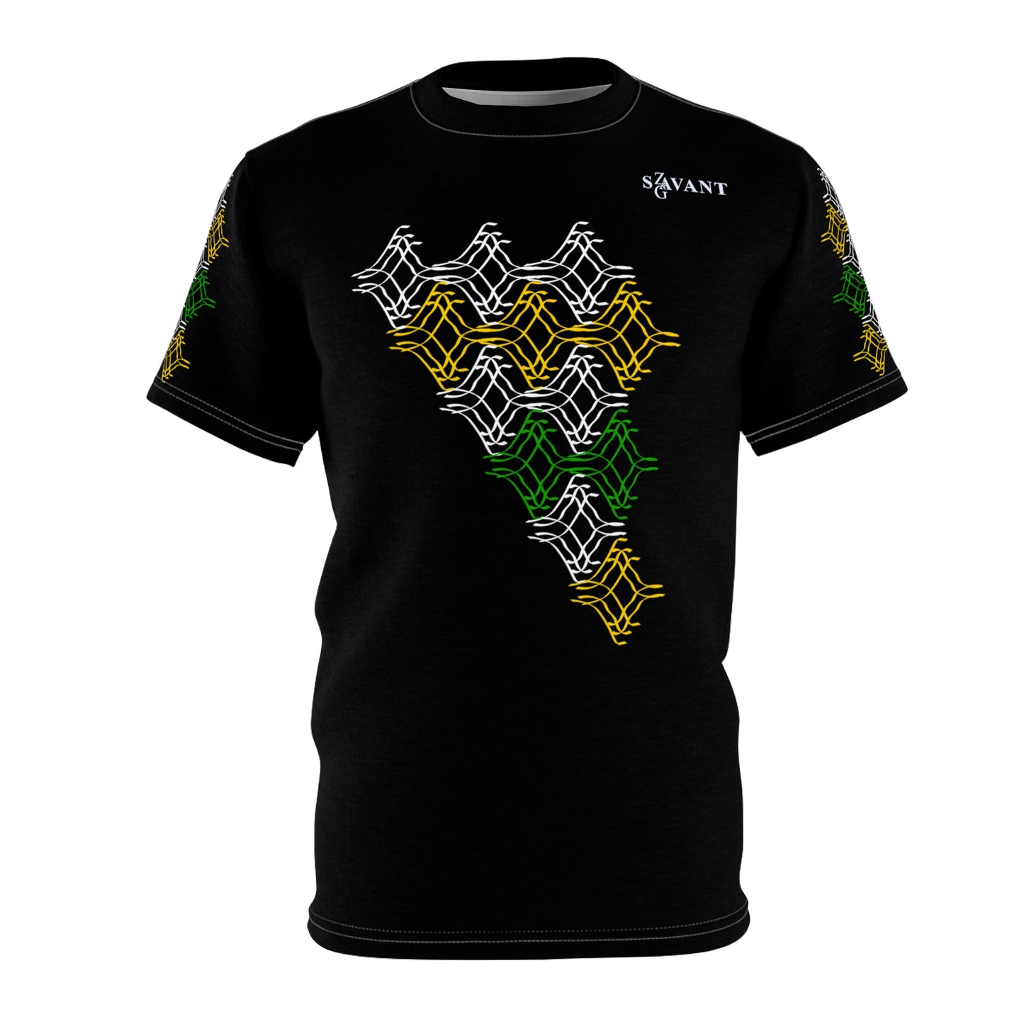 Men’s Cut & Sew Graphic T-shirt - Black with JA Colors