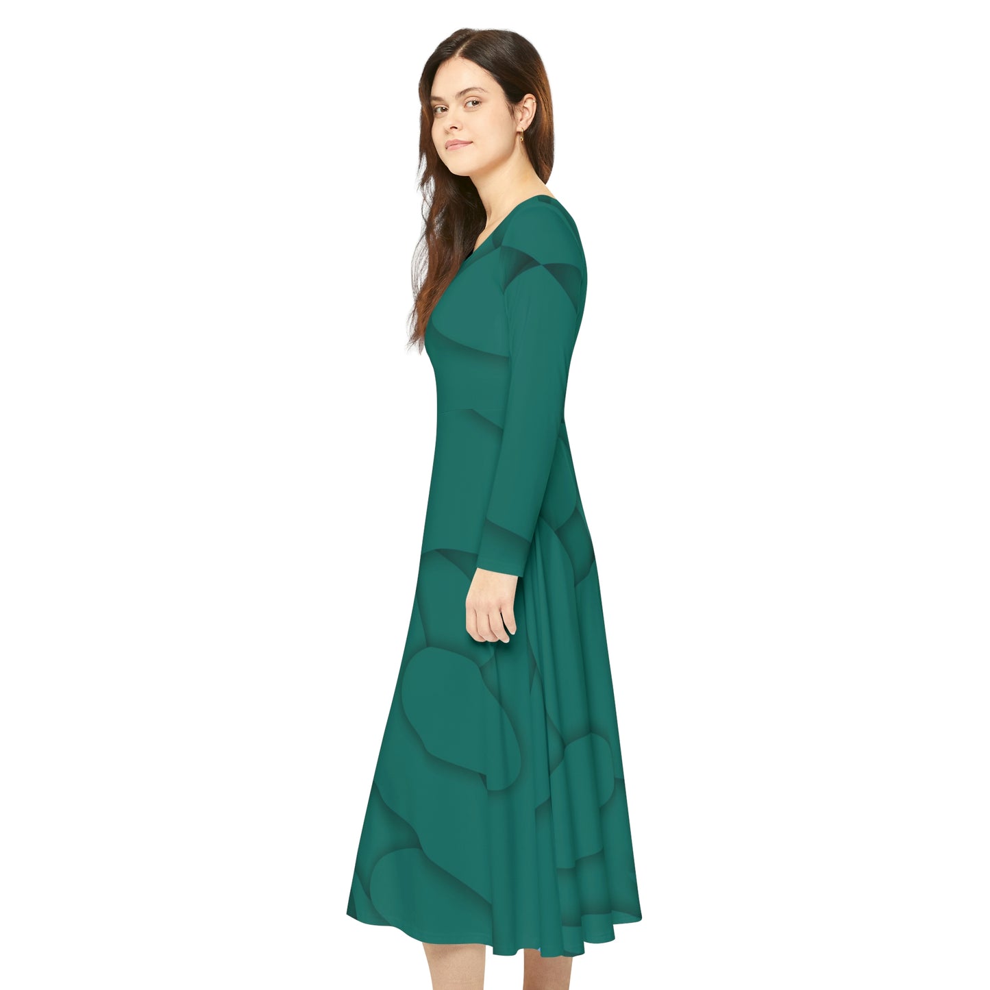 Long Sleeve Dance Dress | Skobeloff Green