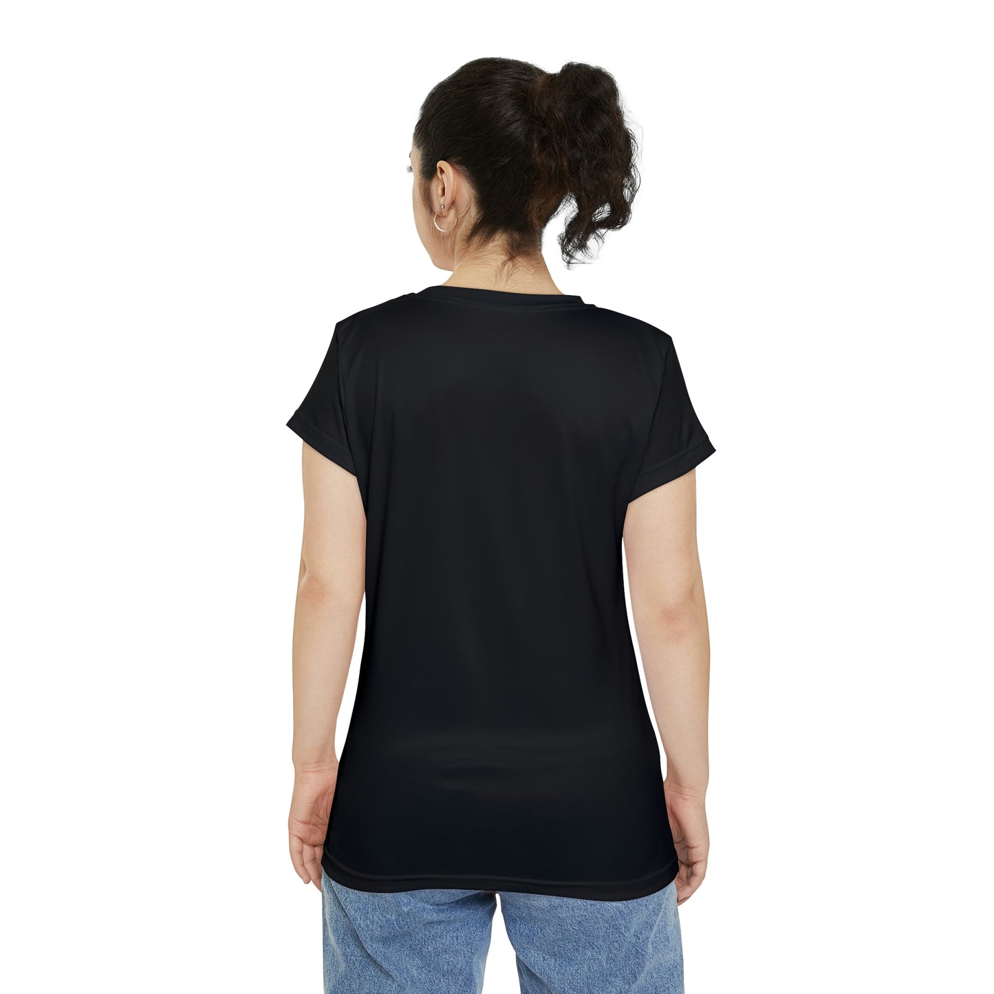 Jamaican Color Short Sleeve T-shirt - Women's (Black)