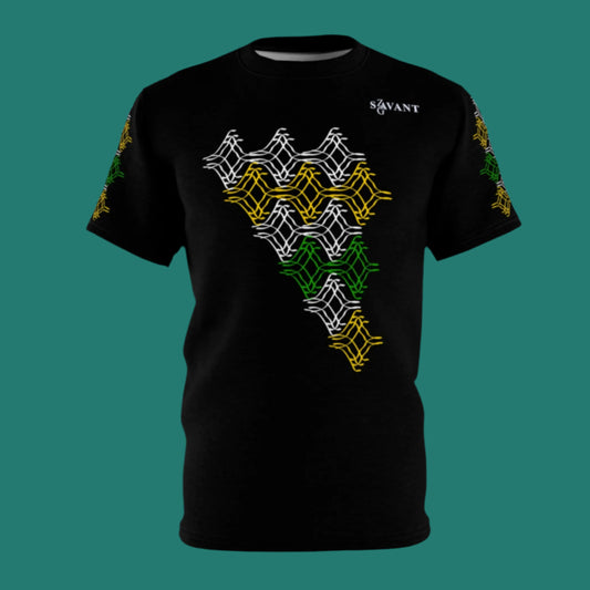 Modern style t-shirt wire fence Pattern.