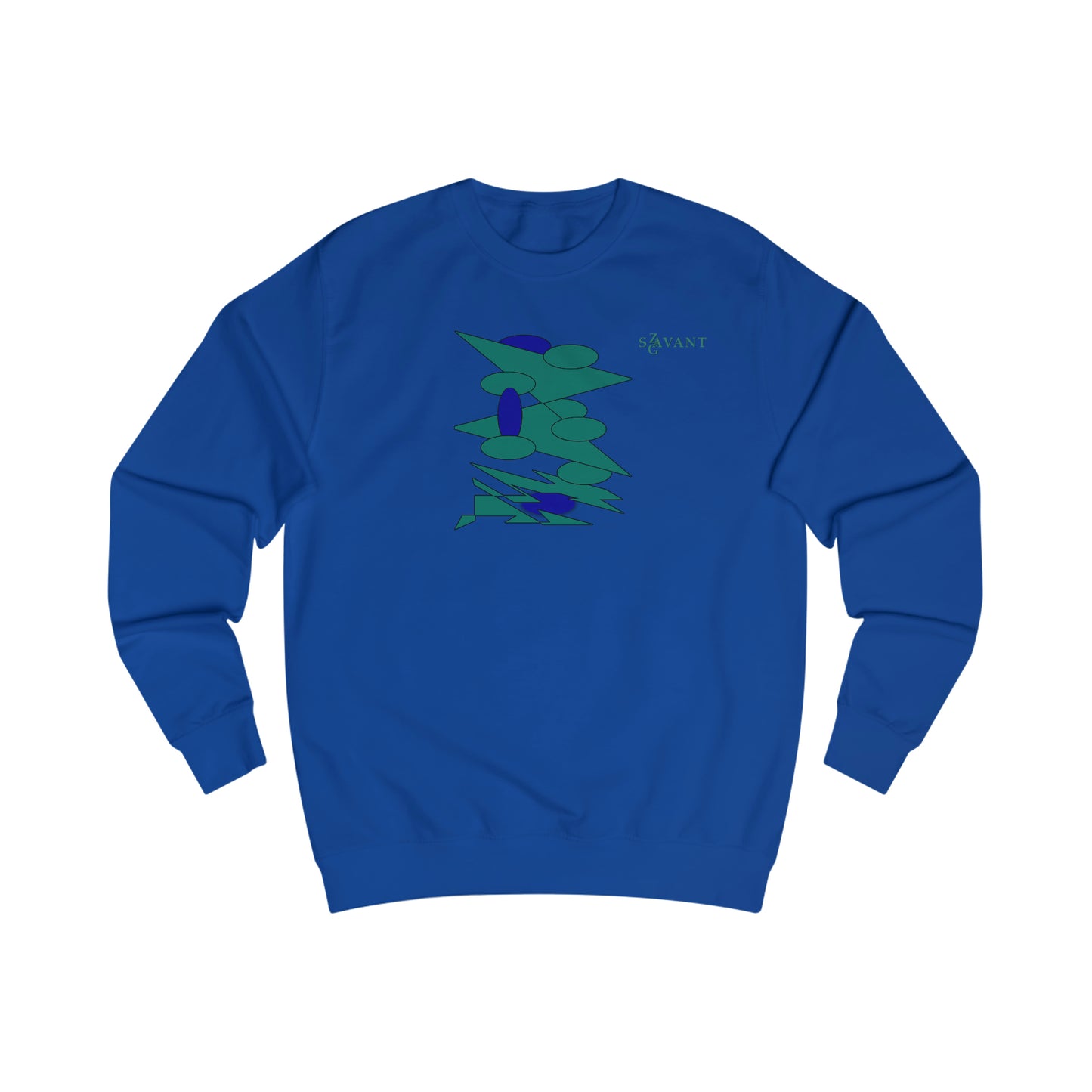 Men's abstract graphic sweatshirt | Zag Savant