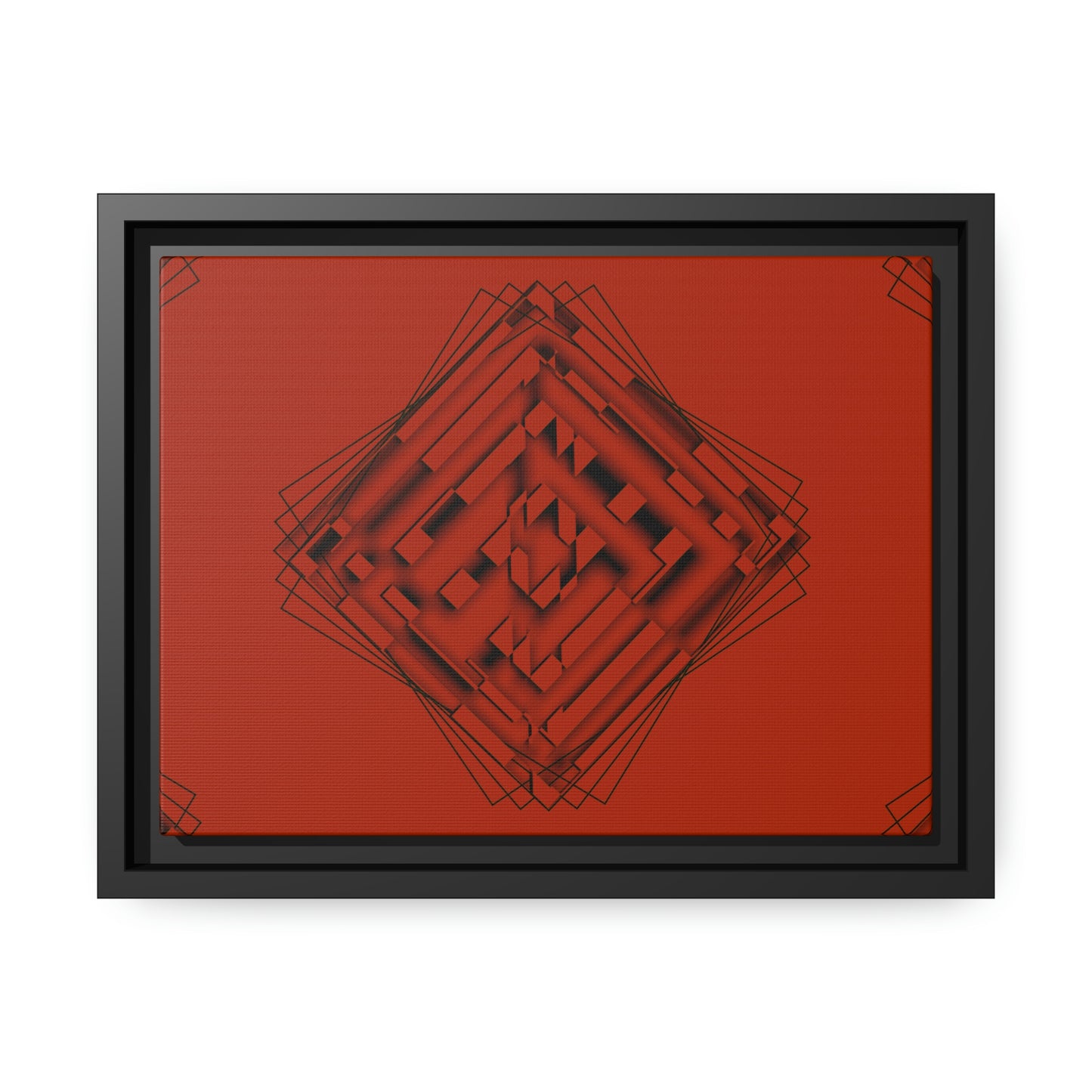 Abstract At | Matte Canvas | Black Frame