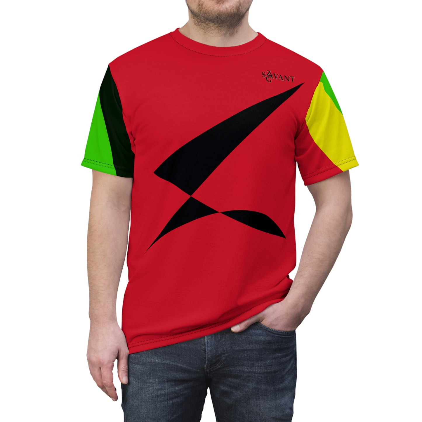 Men’s T-shirt - Red and Black