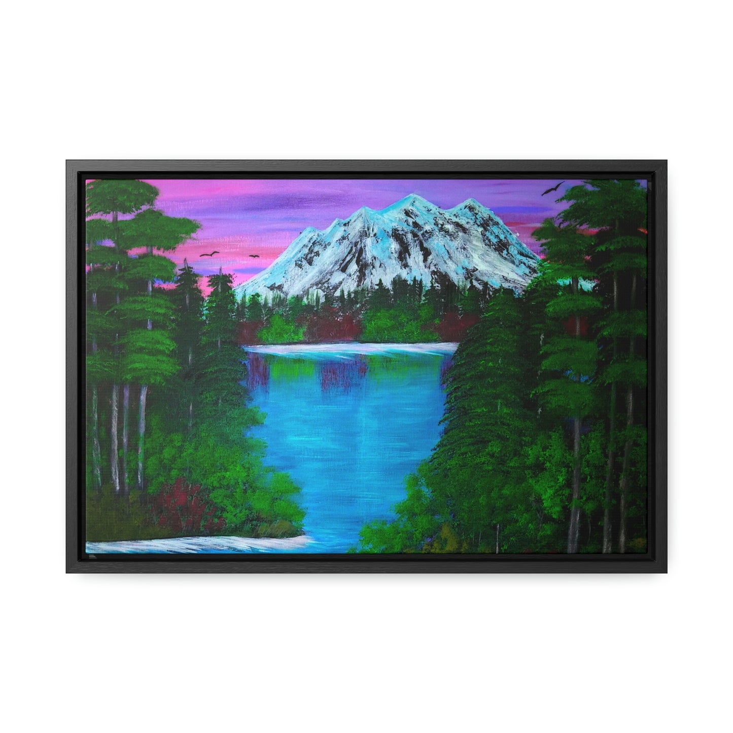 Lake by the Mountain Art Print