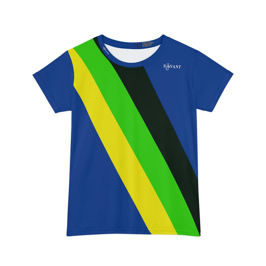 Women's Jamaican Color Short Sleeve T-shirt