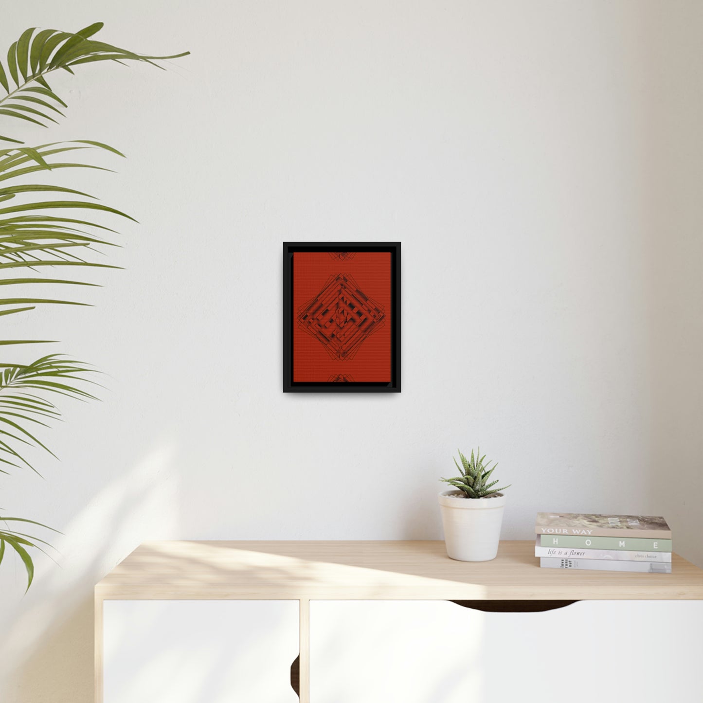 Abstract At | Matte Canvas | Black Frame