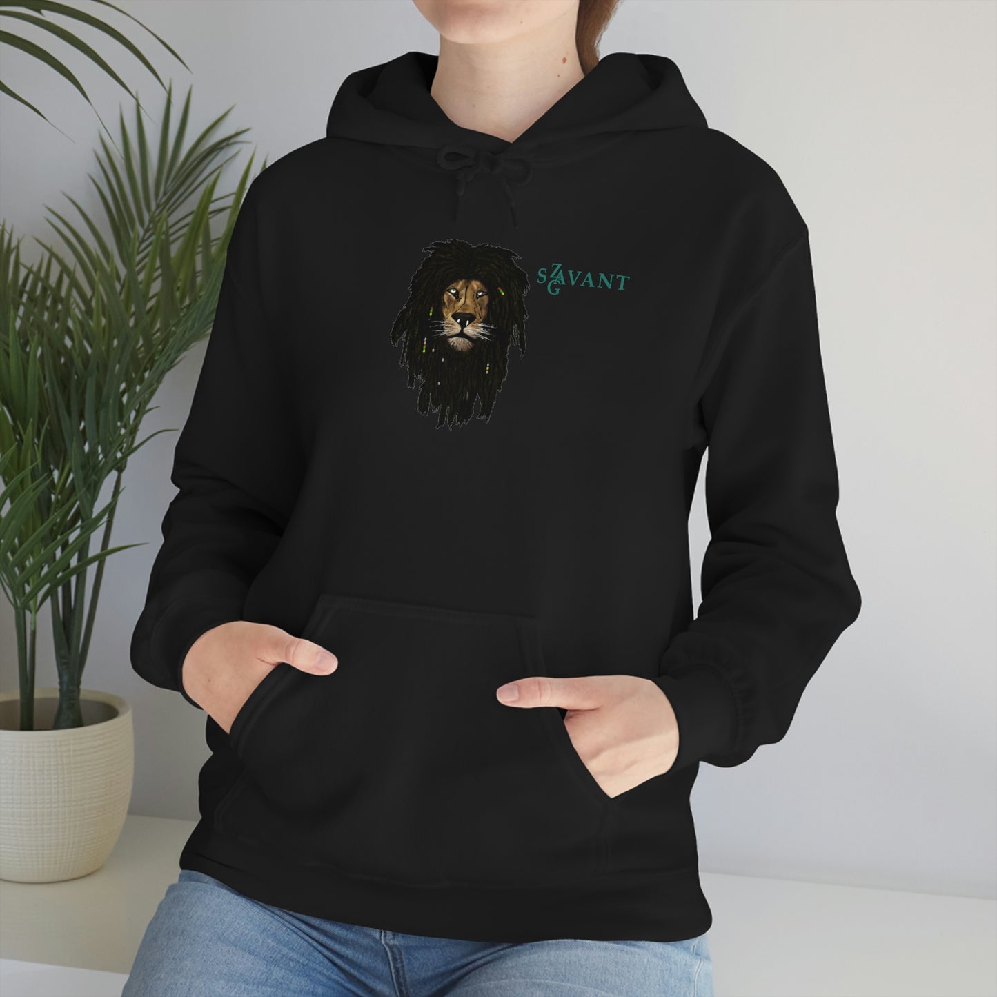 Lion Head Hooded Sweatshirt
