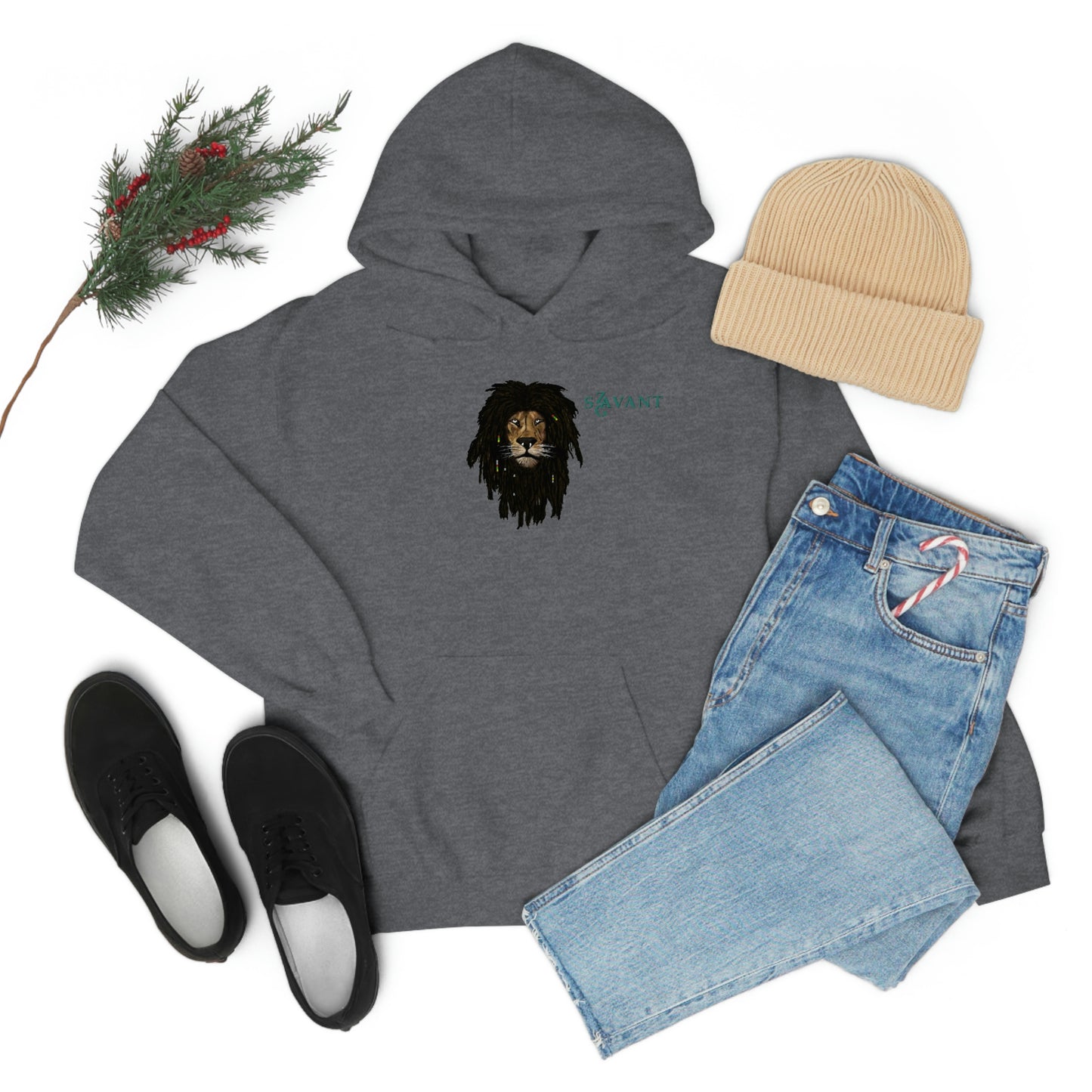 Lion Head Hooded Sweatshirt