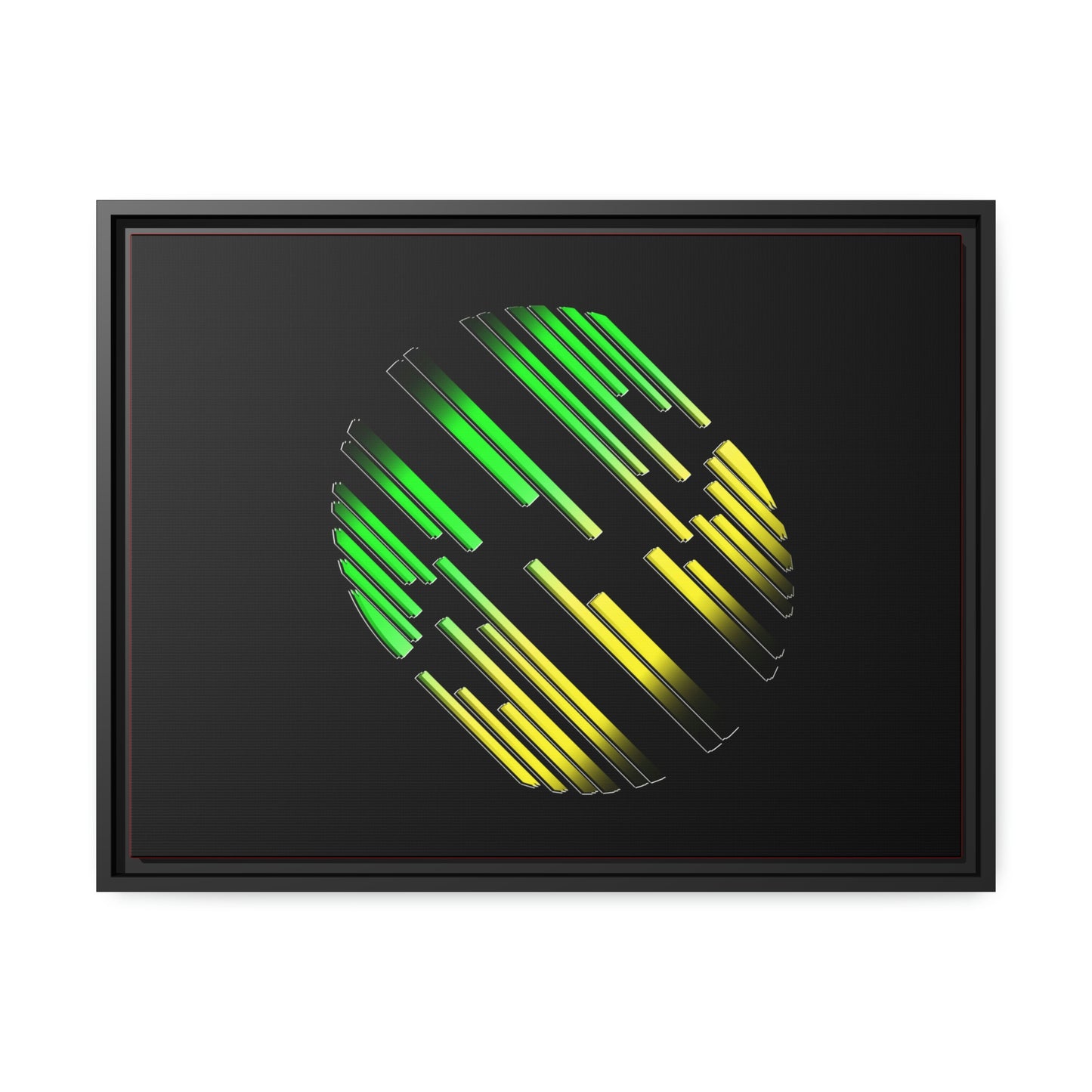 Digital Abstract Art with Jamaican Colors.