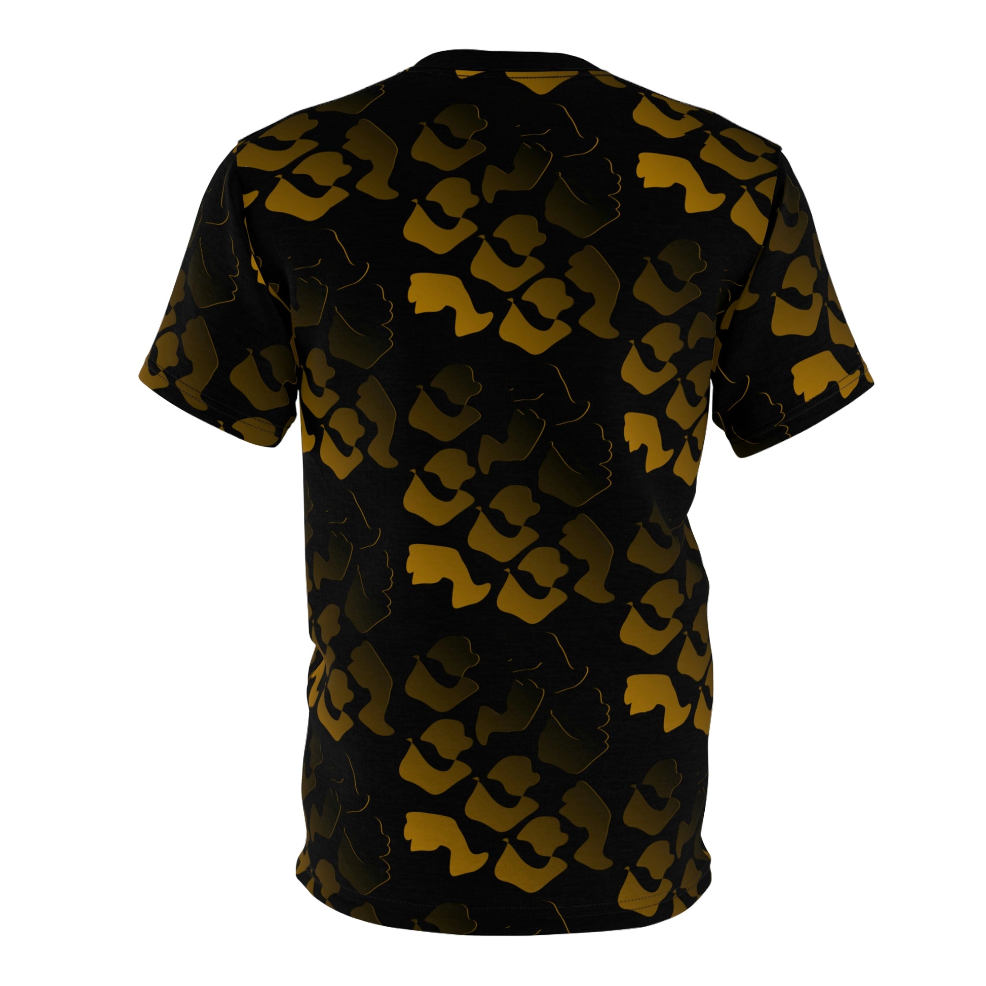 Camouflage T-shirt Black and Gold