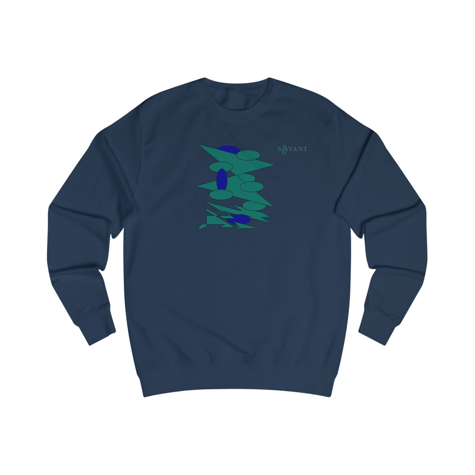 Men's Abstract Graphic Sweatshirt | Zag Savant