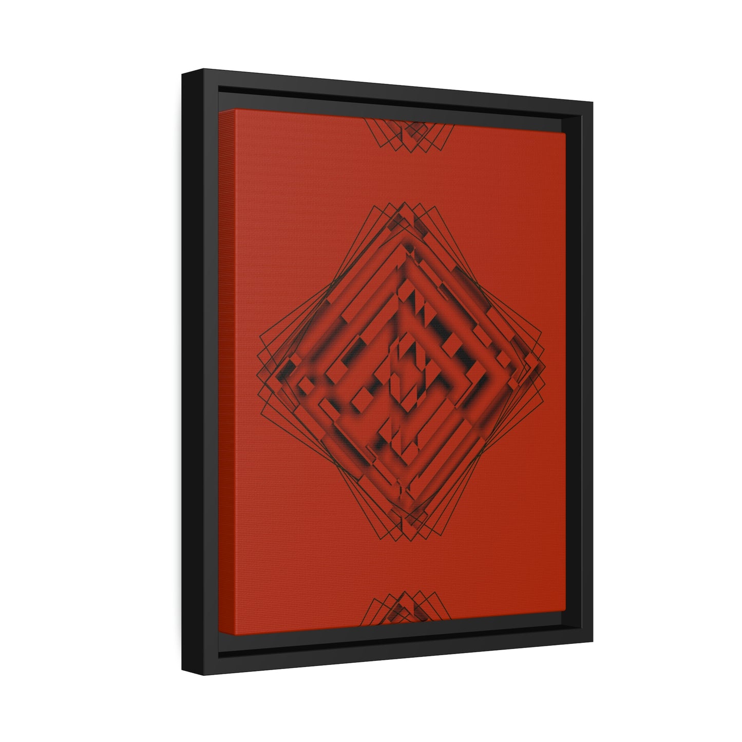 Abstract At | Matte Canvas | Black Frame