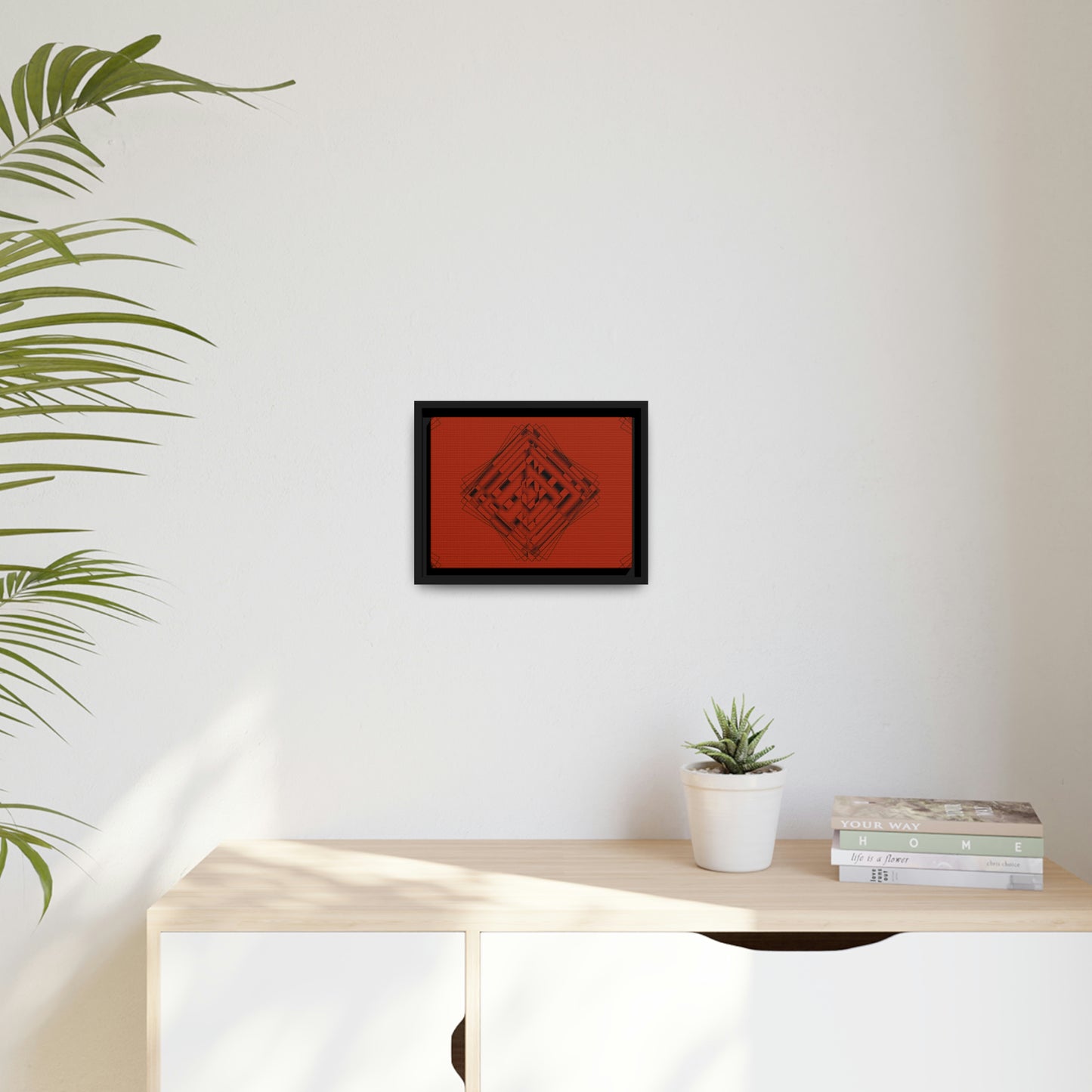 Abstract At | Matte Canvas | Black Frame