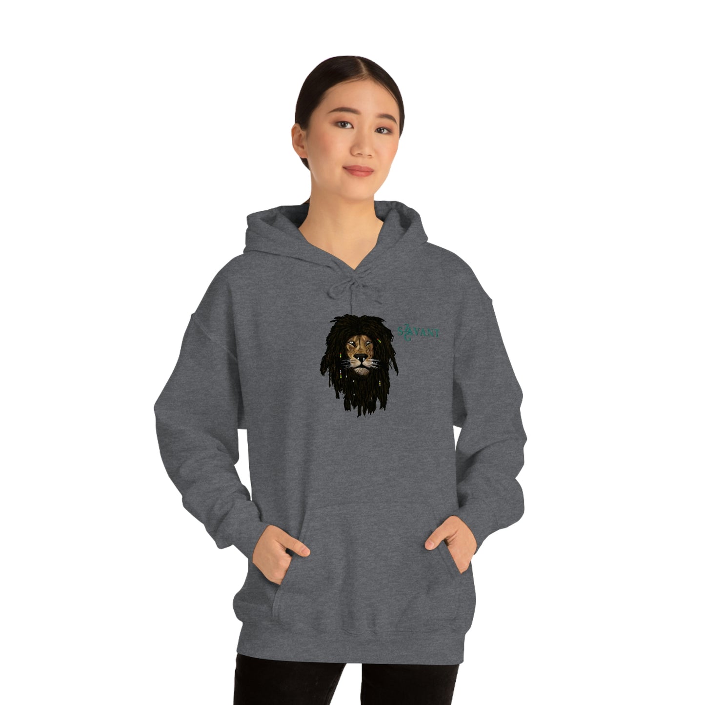 Lion Head Hooded Sweatshirt